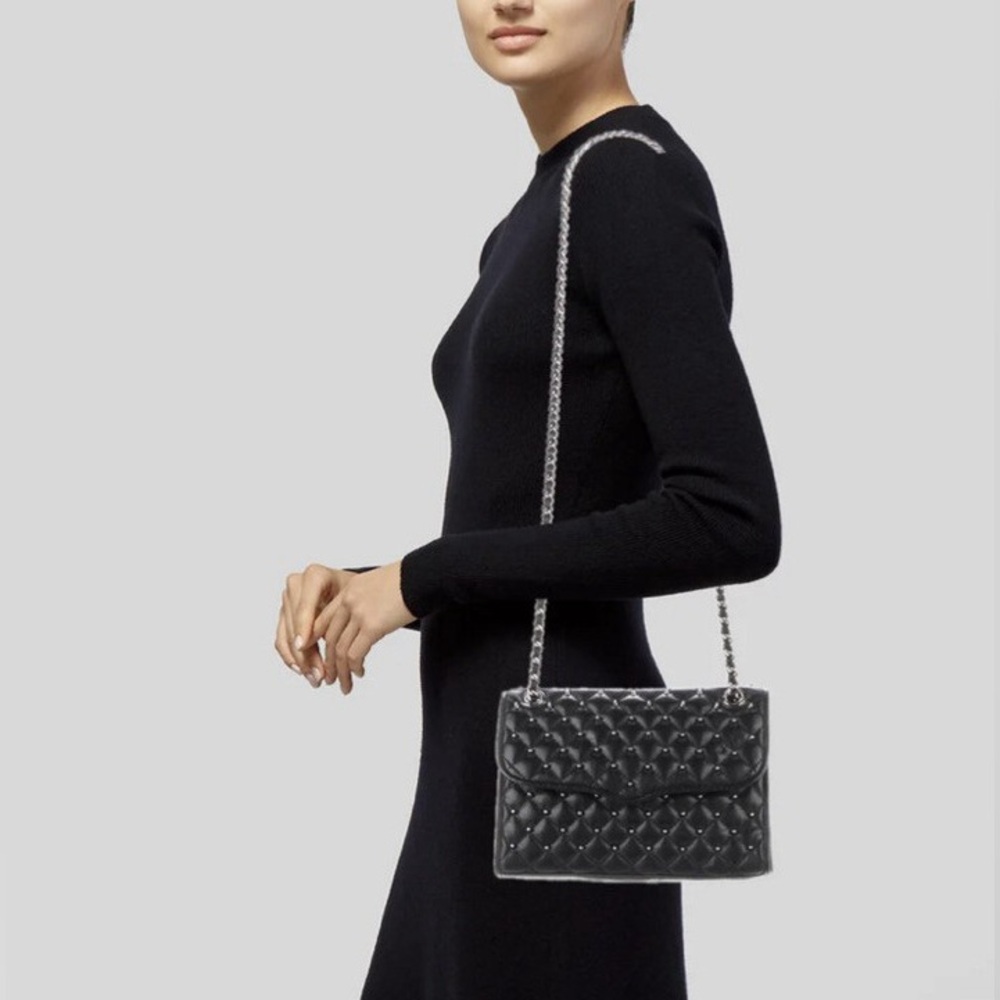π€ Rebecca Minkoff Black Quilted Crossbody Bag π€ - Picture 6 of 12
